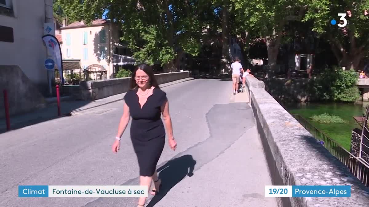 Dans le Vaucluse, les cours d'eau sont à leu plus bas niveau.