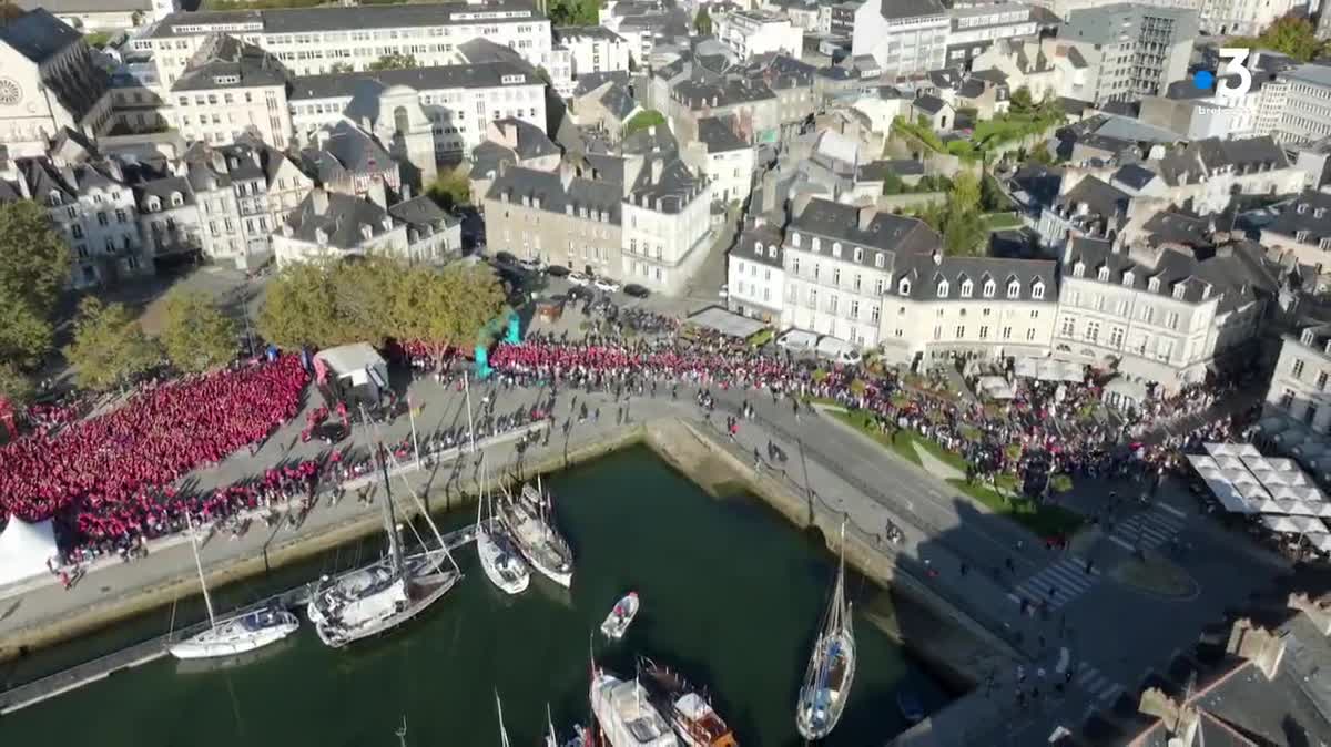 Octobre rose. 10 000 participantes à la Vannetaise