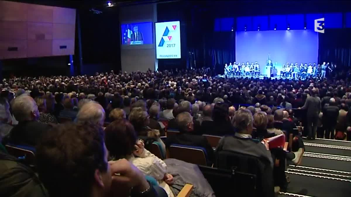 François Fillon à Besançon, le 9 mars 2017