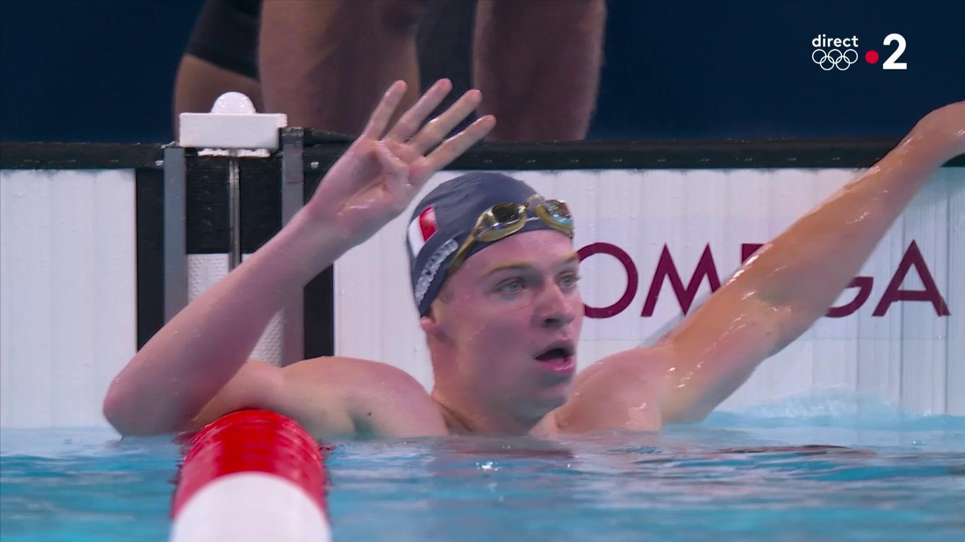 Léon Marchand a décroché sa quatrième médaille d'or olympique, le vendredi 2 août à Paris La Défense Arena.