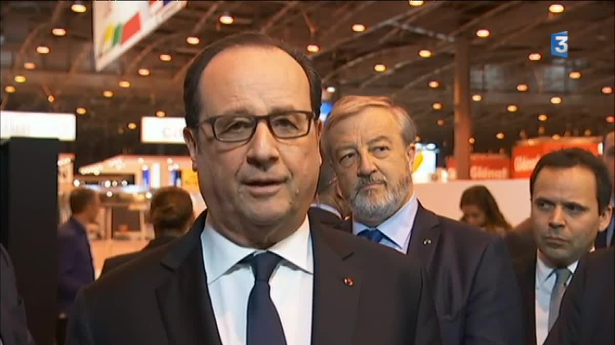 Le ministre de la Défense Jean-Yves Le Drian au côté d'Emmanuel Macron (alors ministre de l'Economie) en juillet 2015