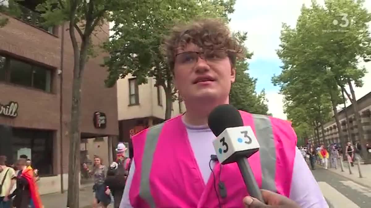 Plus de 3000 personnes ont marché samedi 1er juillet 2023 pour la Pride d'Amiens.