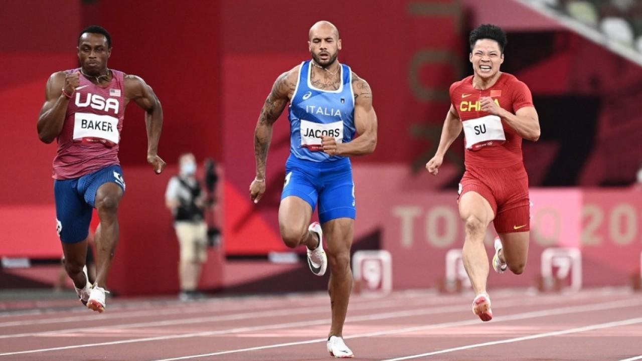 Les records d'Asie et d'Europe sont battus par Bingtian Su etMarcell Jacobs. Le Chinois réalise le meilleur temps en 9.83 s et le meilleur performeur de la saison, Trayvon Bromell, est éliminé.