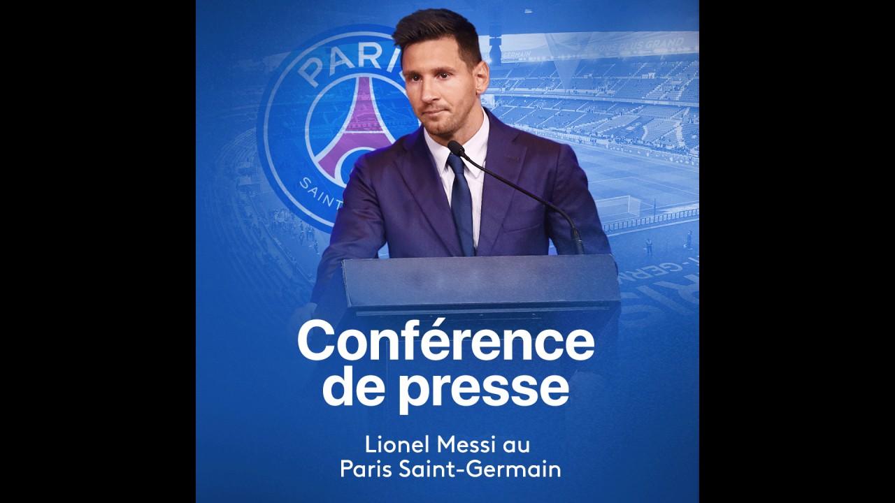 Arrivé dans la capitale pour s'engager en faveur du PSG, Lionel Messi a livré sa première conférence de presse mercredi matin au Parc des Prince.