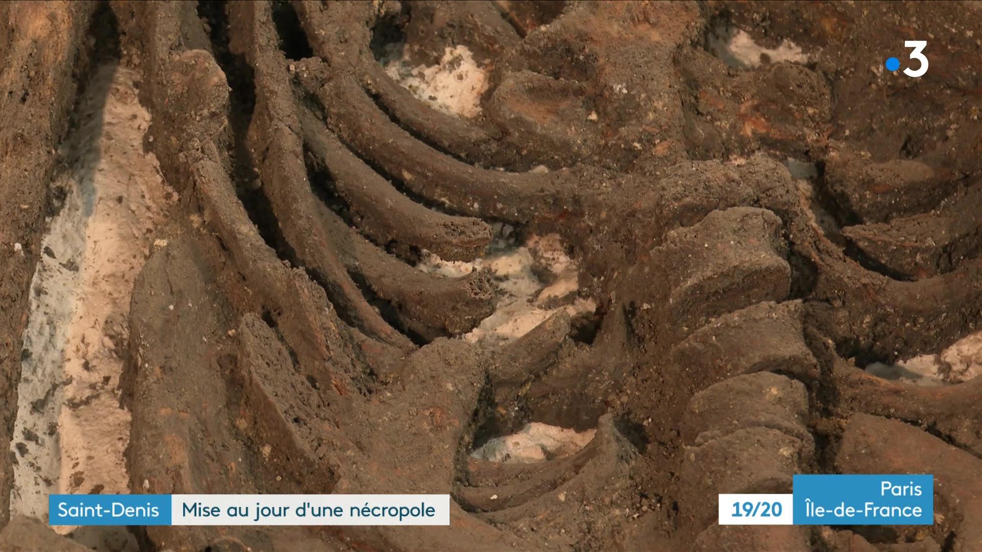 VIDEO. Des corps de mérovingiens sous la basilique de Saint-Denis