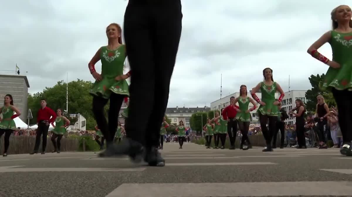 The Parade of Celtic Nations in Lorient