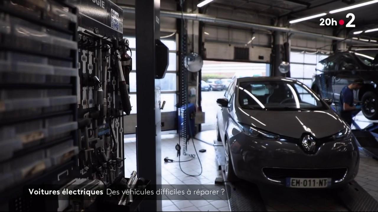 Voitures électriques : une association alerte sur la difficulté de les réparer