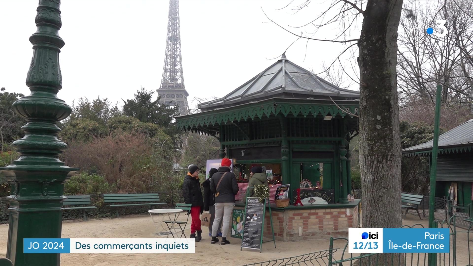 Véronique Lemesle, gérante du kiosque de crêpes sur le Champs-de-Mars