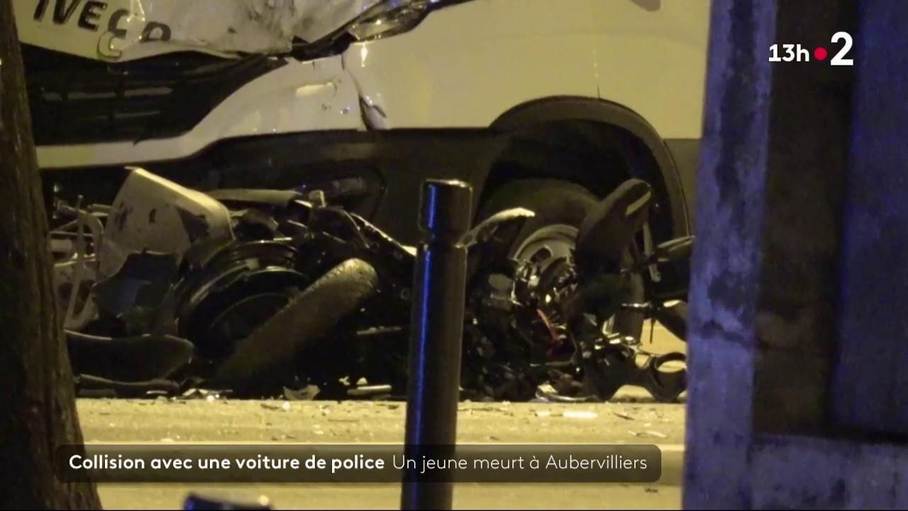 Une collision mortelle entre un jeune en scooter et une voiture de police à l'issue d'une course-poursuite a eu lieu à Aubervilliers (Seine-Saint-Denis) mercredi 13 mars. Le conducteur, un garçon de 18 ans, est décédé.