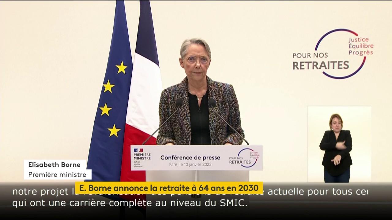 réforme des retraites : Borne annonce la revalorisation des pensions de retraite actuelles pour "tous ceux qui ont une carrière complète", au niveau du Smic