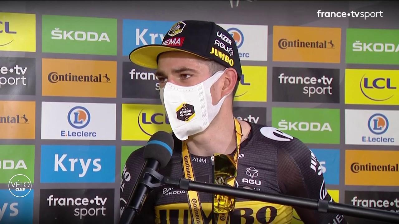 Très à l'aise dans les ascensions du Mont Ventoux, Wout van Aert revient sur son succès de prestige.