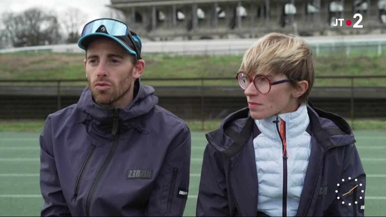 Thibaut Rigaudeau et Héloïse Courvoisier s'entraînent dur pour se qualifier pour les Jeux Paralympiques de Paris.  Leurs guides sont… eux-mêmes en couple !