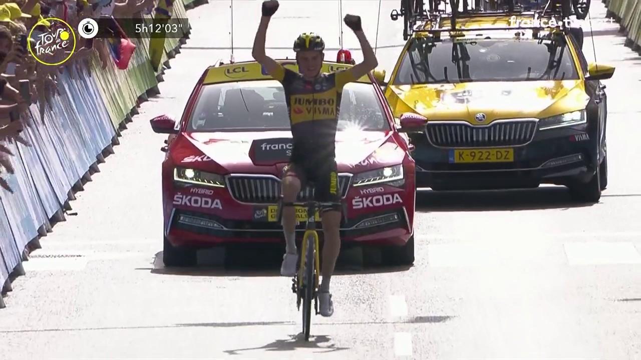 L’Américain a lâché ses compagnons d’échappée dans le col de Beixalis, dernière difficulté du jour. Alejandro Valverde termine deuxième et Wouter Poels arrache le podium au sprint.