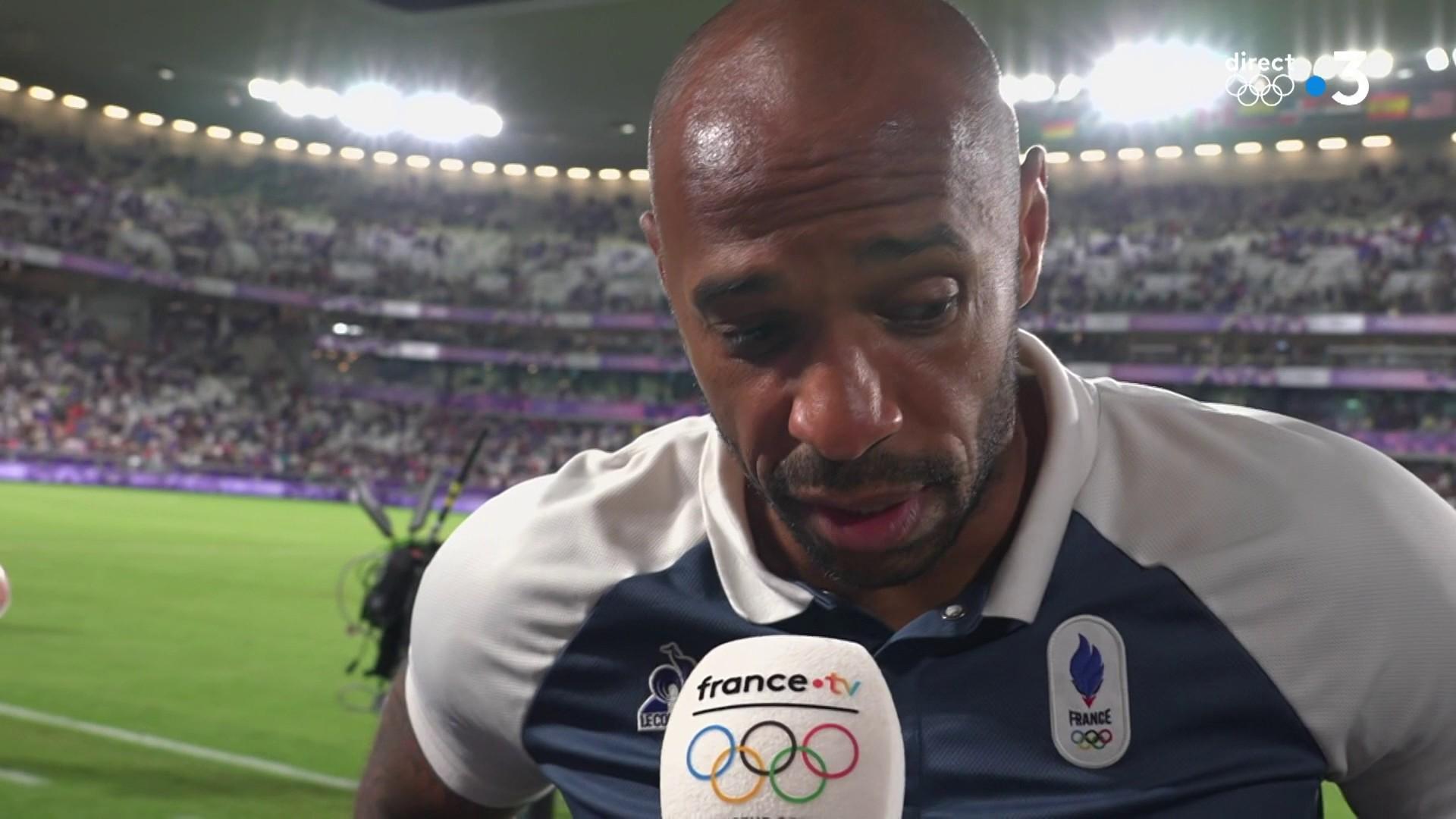 Thierry Henry s'est exprimé au micro de France Télévision, après la qualification de l'équipe de France en demi-finale.