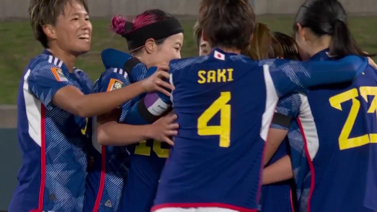 La Japon est récompensé après son bon début de match et Hinata Miyazawa est à la finition d'un superbe mouvement collectif. La Zambie a la tête sous l'eau dans cette première période.