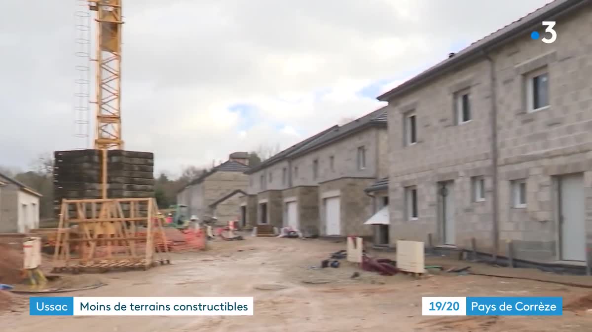 À Ussac, moins de terrains constructibles à l'avenir.