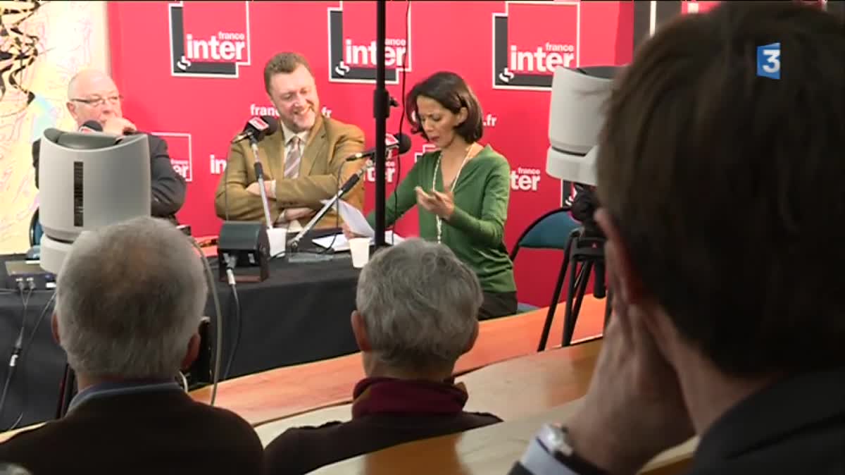 Patrick Cohen et son équipe, en direct de la cité de la Tapisserie ce lundi 6 mars.