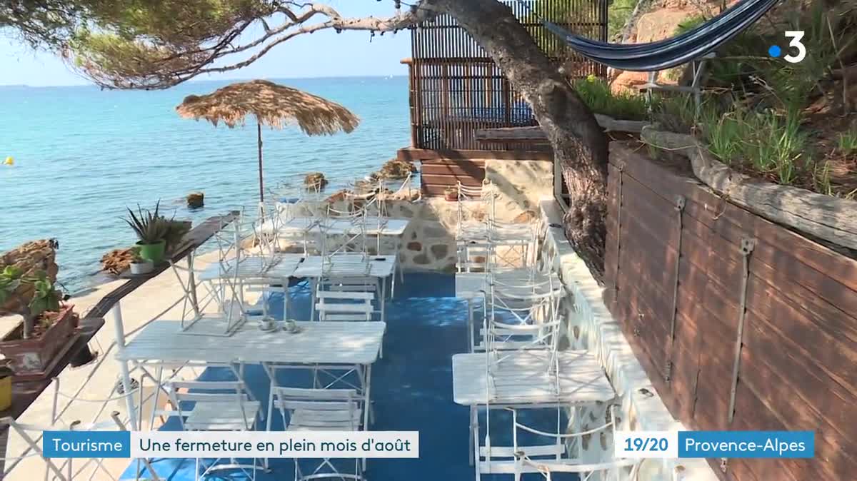 Les habitués du restaurant de plage La Kima à Sanary-sur-Mer ont découvert la fermeture de l'établissement