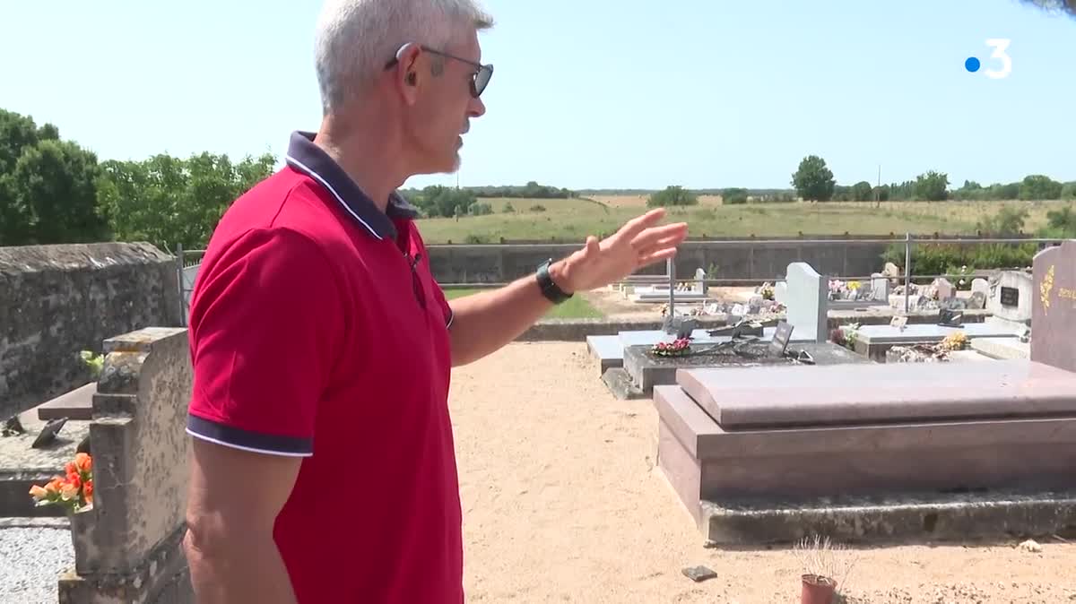 Des tombes ont été dégradée dans le cimetière d'Orcenais dans le Cher.