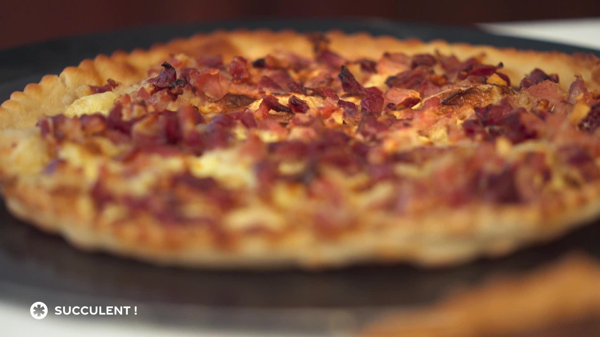 La recette de la quiche lorraine.