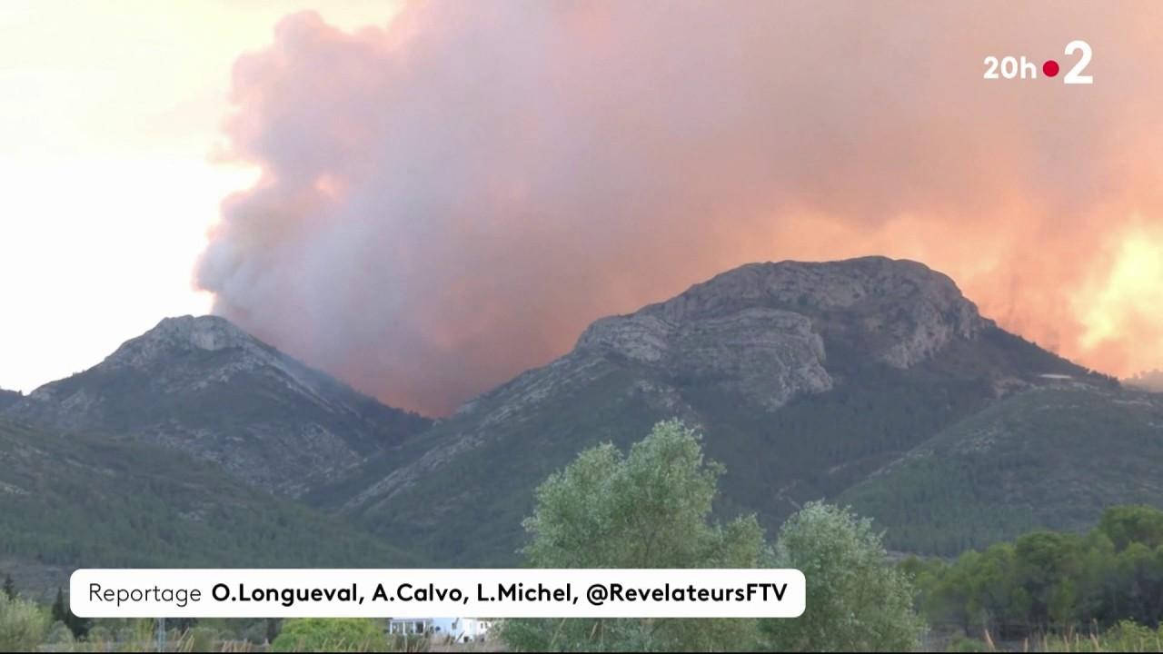 Espagne : des dizaines de personnes évacuées à cause d'un incendie