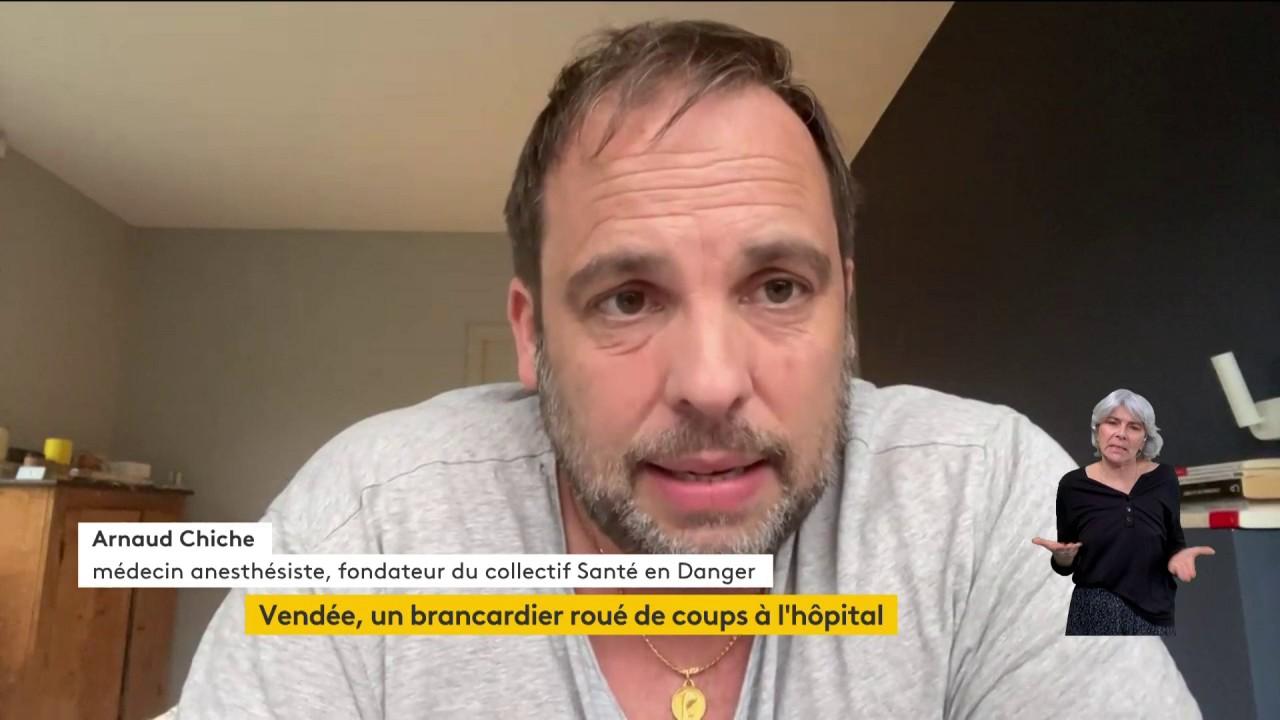 Un brancardier a été grièvement tabassé à l'hôpital de Challans, en Vendée, samedi 6 avril. Pour en parler, André Chiche, médecin et fondateur du collectif Santé en Danger, est l'invité du 19/20 info.