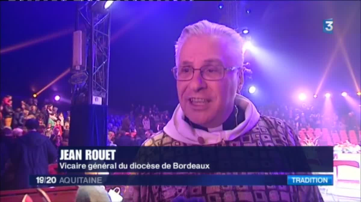 C'est la troisième année que le cirque Gruss organise une messe de Noël sous son chapiteau