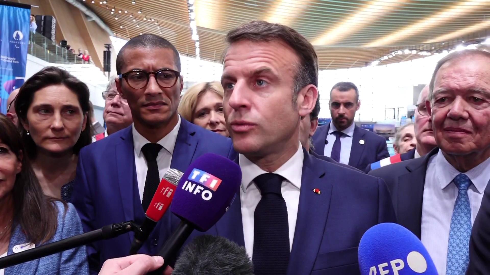 Emmanuel Macron réagit à la possible présence d'Aya Nakamura à la cérémonie d'ouverture des Jeux Olympiques