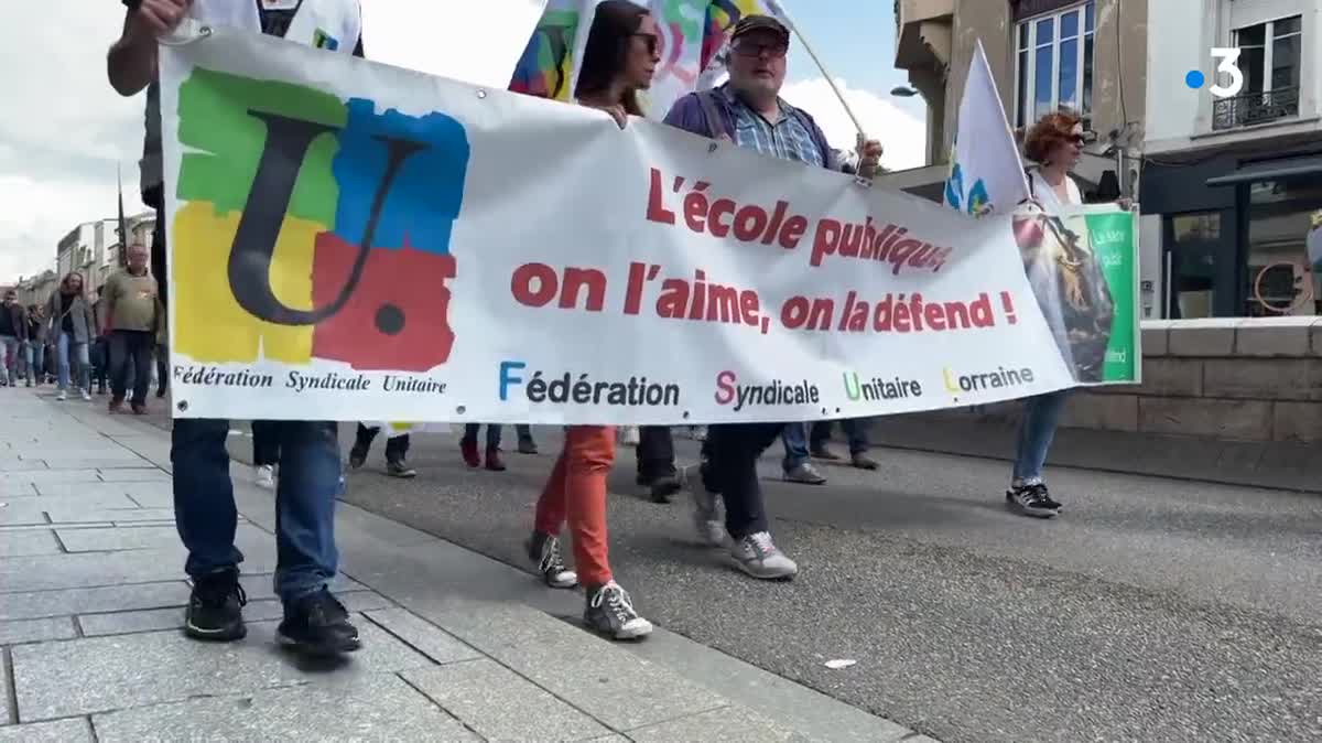 Manifestation à Nancy