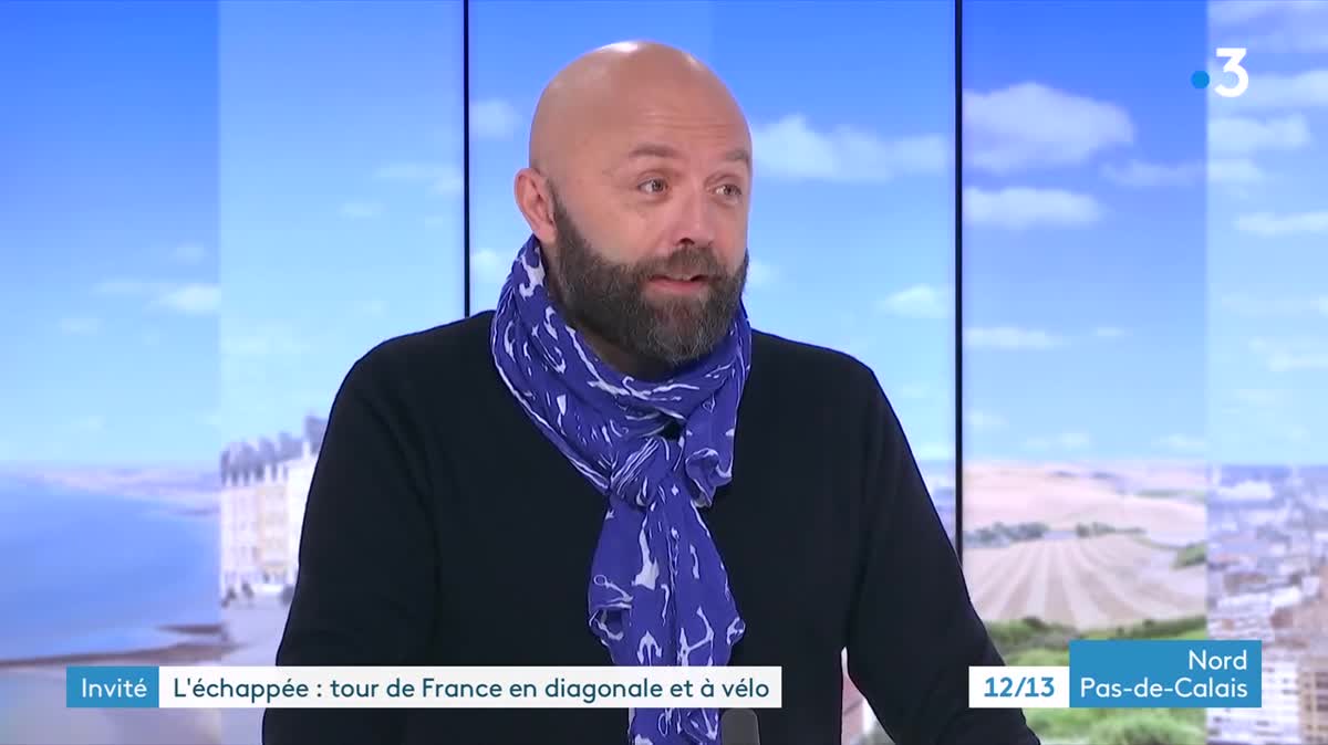 L'auteur est venu parler de son livre sur le plateau du journal.