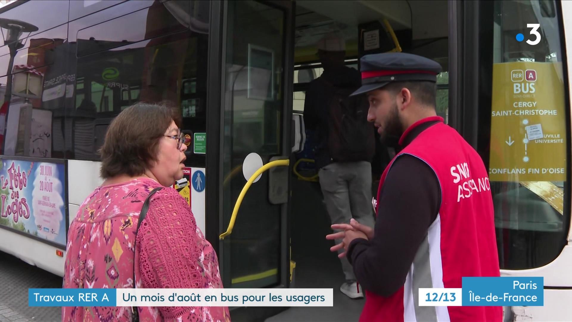 RER A : des bus pour remplacer les trains jusqu'au 20 août