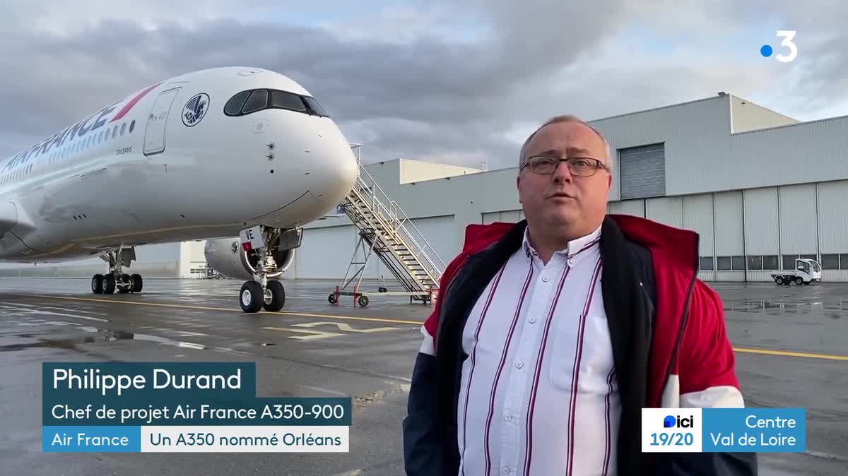 "Orléans" sur le tarmac à Toulouse-Blagac avant son tout 1er vol