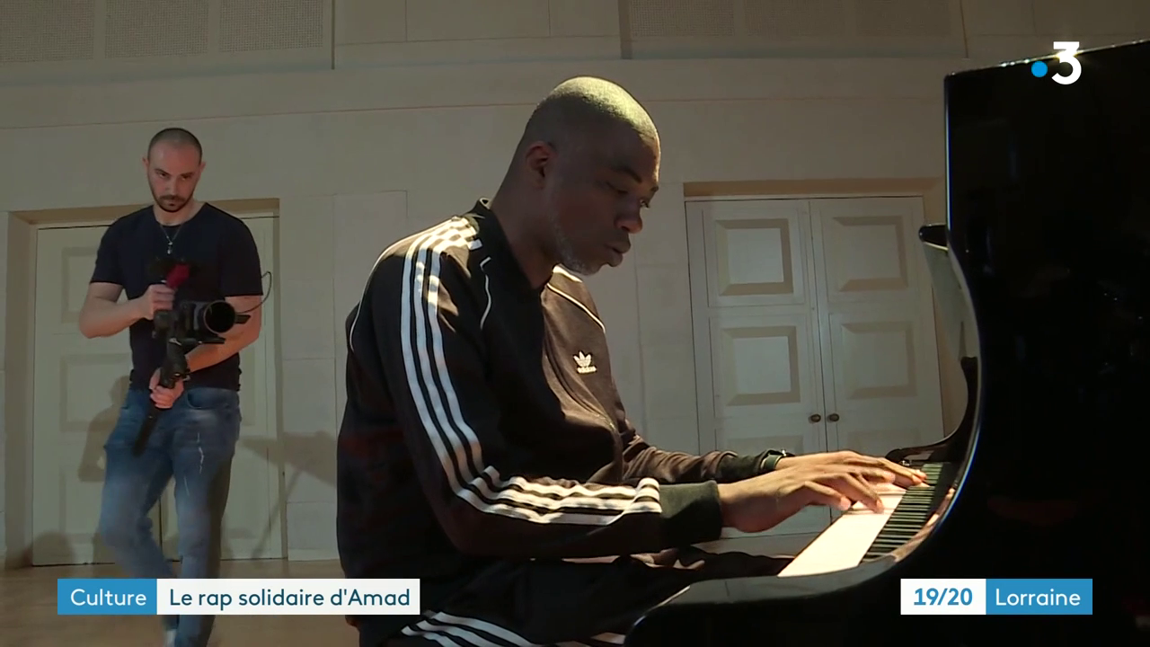 Le rappeur Amad tourne son nouveau clip à l'Arsenal de Metz