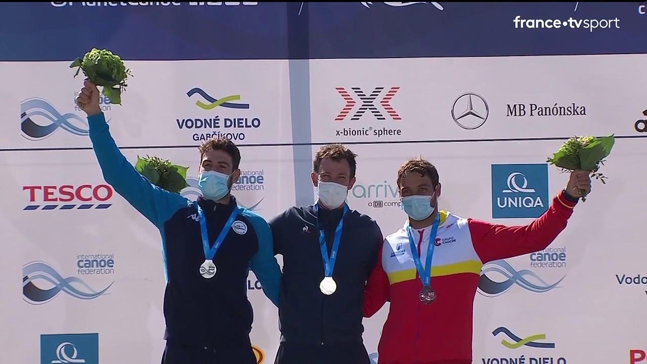 Sept ans après son dernier sacre, Boris Neveu remporte la médaille d'or aux championnats du monde K1 slalom. Le Français monte sur la plus haute marche du podium et fait résonner La Marseillaise à Bratislava !