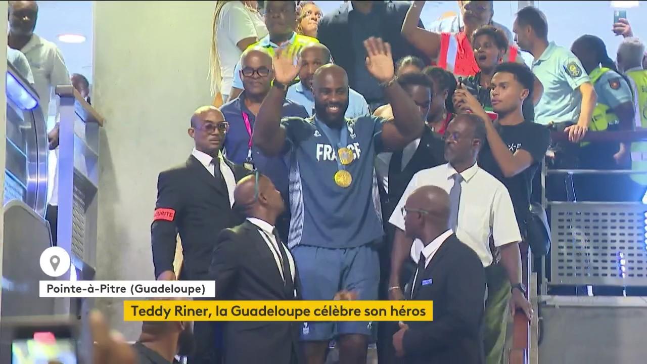 Paris 2024 : Teddy Riner accueilli en héros en Guadeloupe