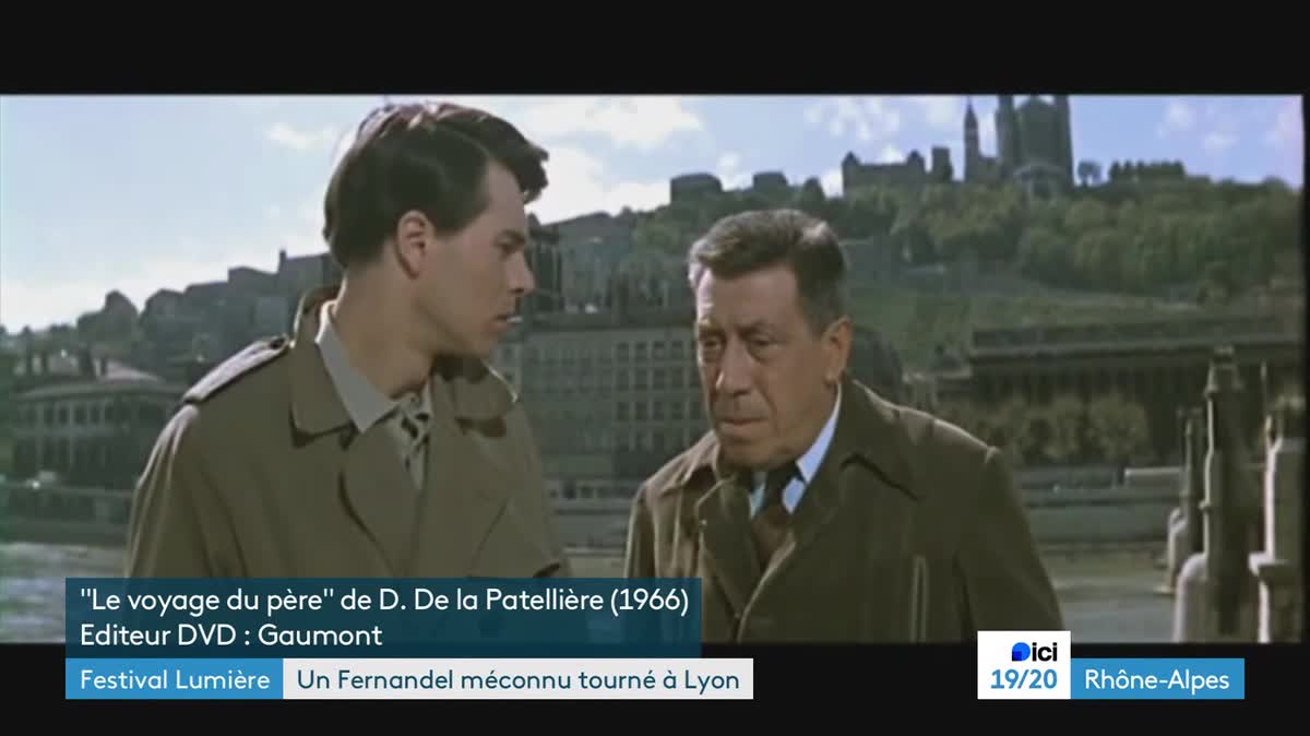 Le Festival Lumière à Lyon met à l'honneur les films de Denys de la Patellière, dont "Le Voyage du Père" joué par Fernandel.