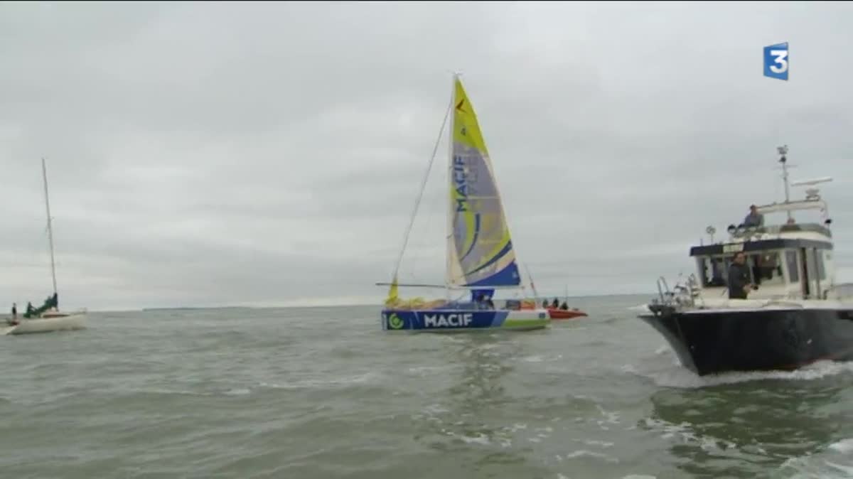 Le départ de la Solitaire du Figaro 2016