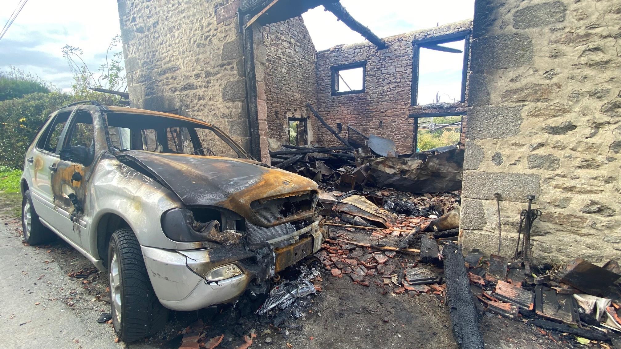 Le 30 octobre dernier, un incendie ravageait la ferme des 3 Petits Cochons à la Chapelle-Taillefert en Creuse.