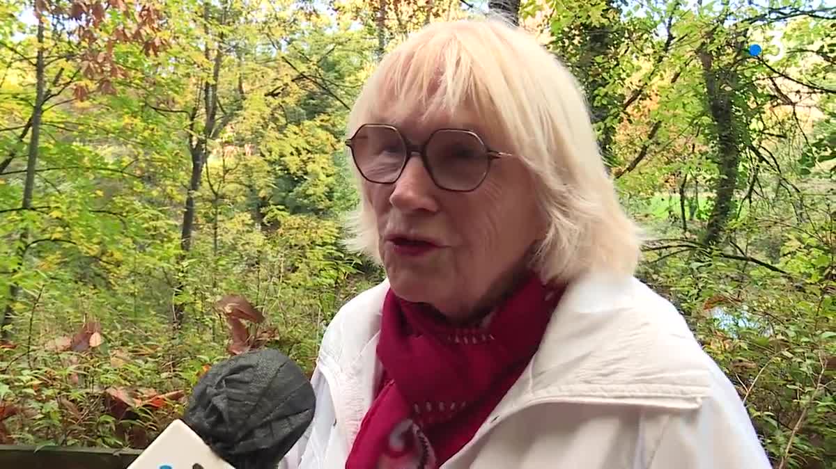 Des policiers en intervention au parc de la Verrerie au Creusot (Saône-et-Loire), le 31 octobre 2023.