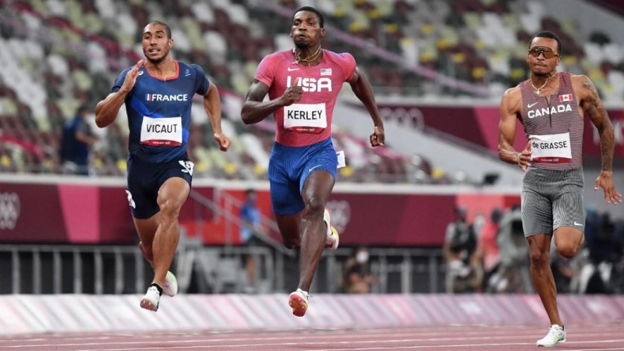 Cinquième de sa demi-finale en 10.11 s, Jimmy Vicaut ne rentre pas en finale du 100 m. Fred Kerley et André de Grasse sont directement qualifiés.