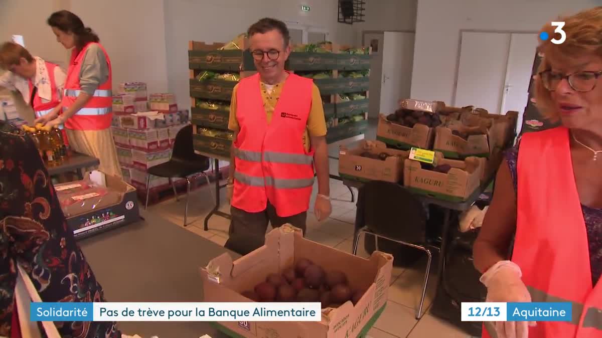 La Banque alimentaire de Pessac assure des distributions pendant toute la période estivale.