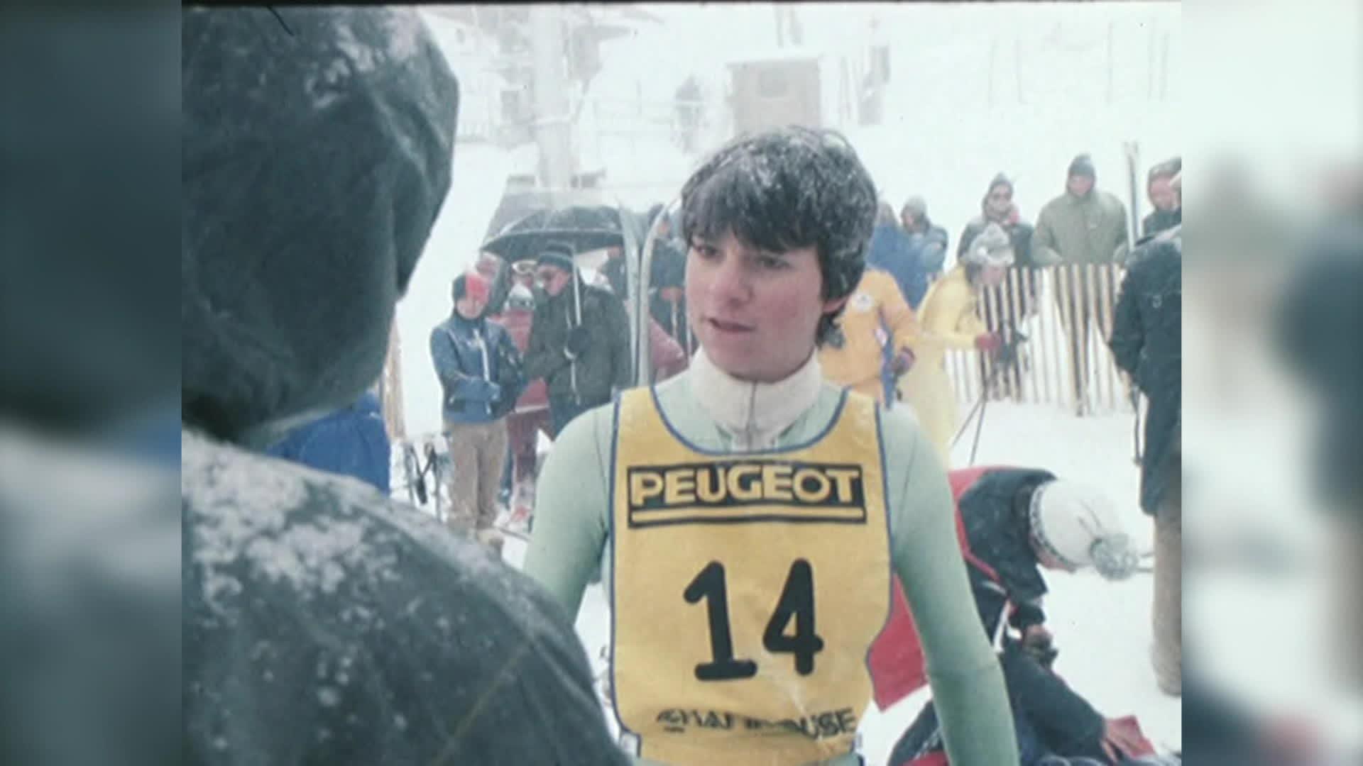 Perrine Pelen a remporté la médaille d'or en slalom en 1985.