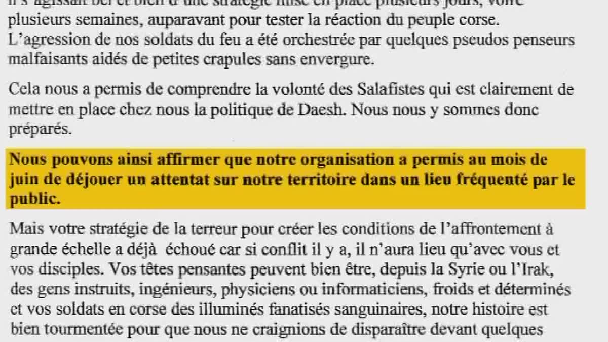 ARCHIVES - Conférence de presse clandestine au maquis du 22-Octobre, lundi 2 mai 2016.