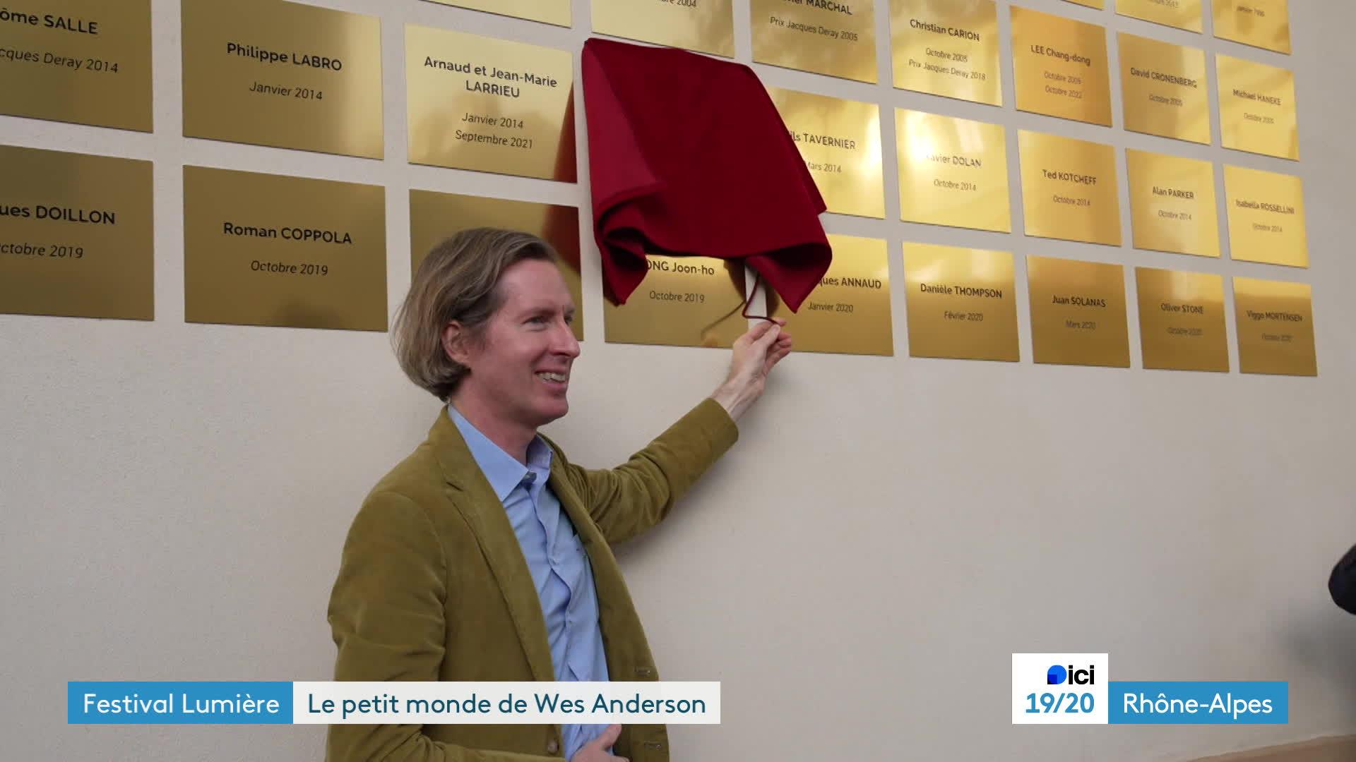 Wes Anderson au festival Lumière de Lyon