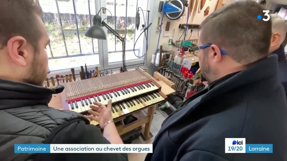 Victor Mangeol est un artisan d'art au service des orgues d'églises.