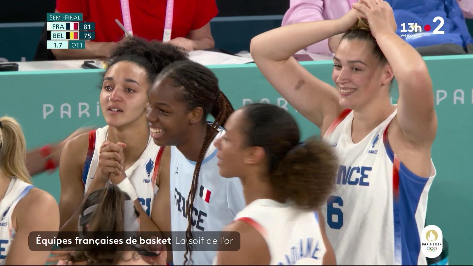 L’équipe de France de basket s’est imposée, vendredi 9 août, face à la Belgique en demi-finales. Ce sera donc l’or ou l’argent pour les Bleues.