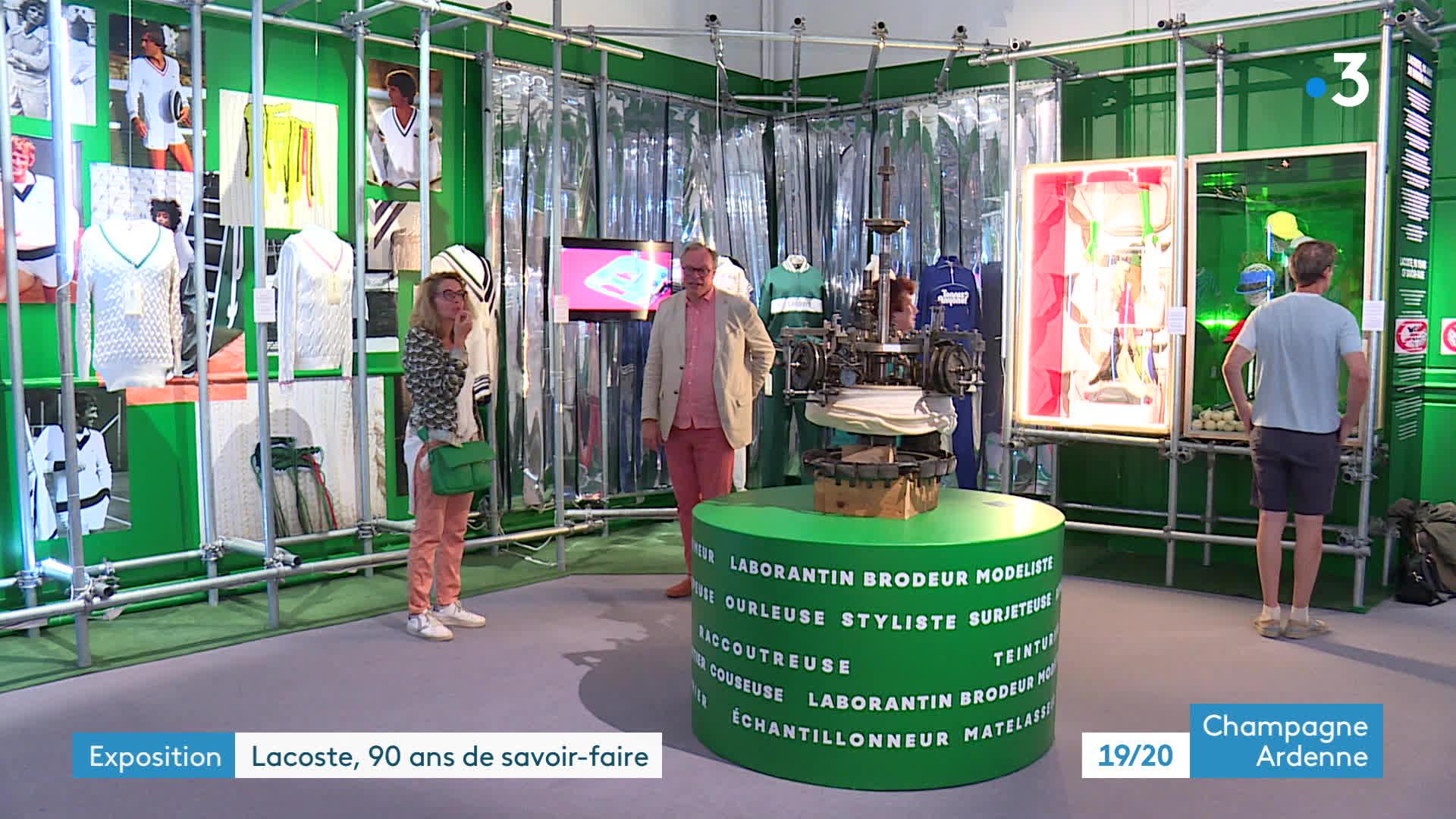 Exposition "Lacoste, 90 ans de savoir-faire" à Troyes